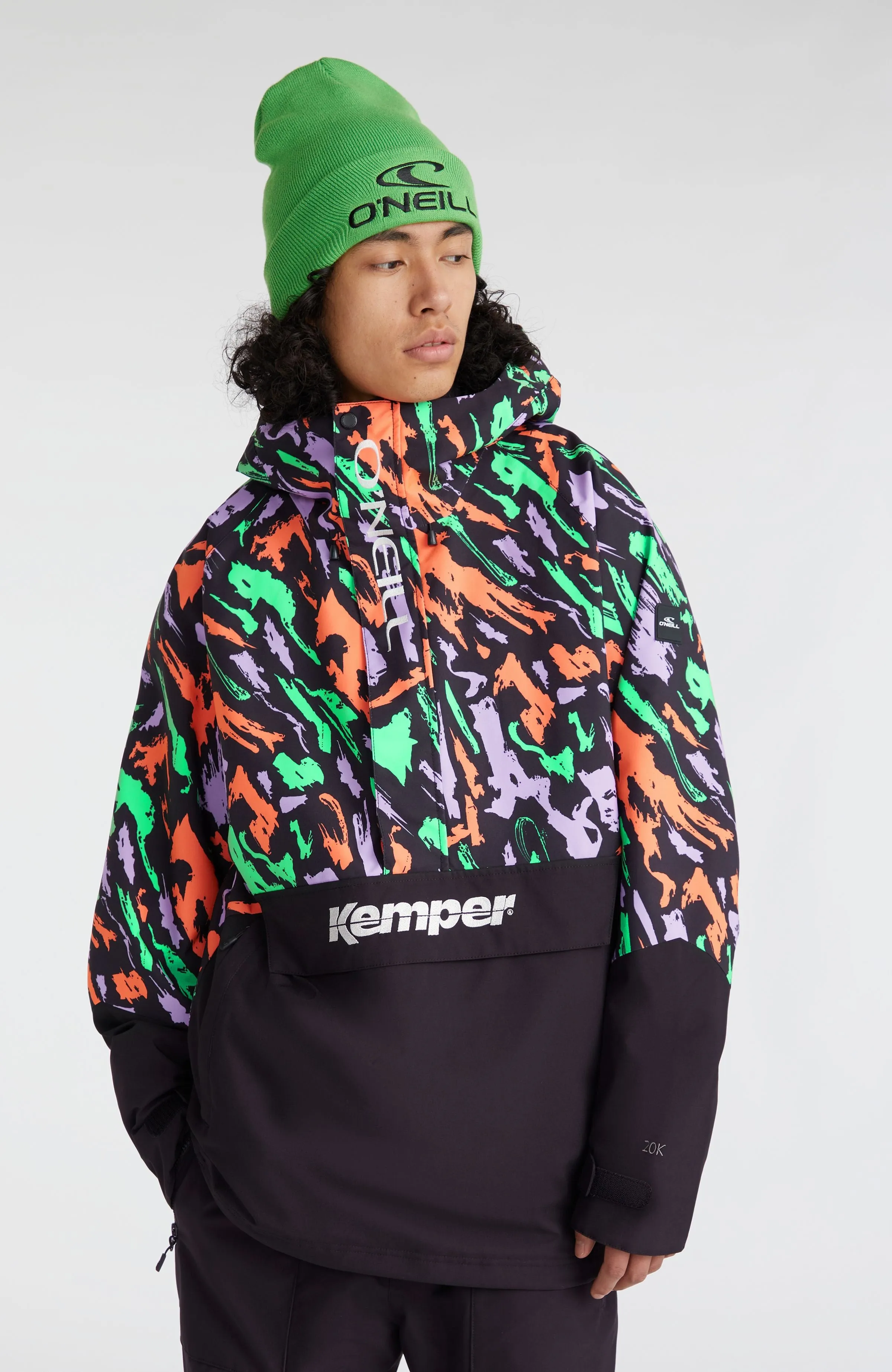 O'Riginals Anorak Snow Jacket | Black Kemper Print