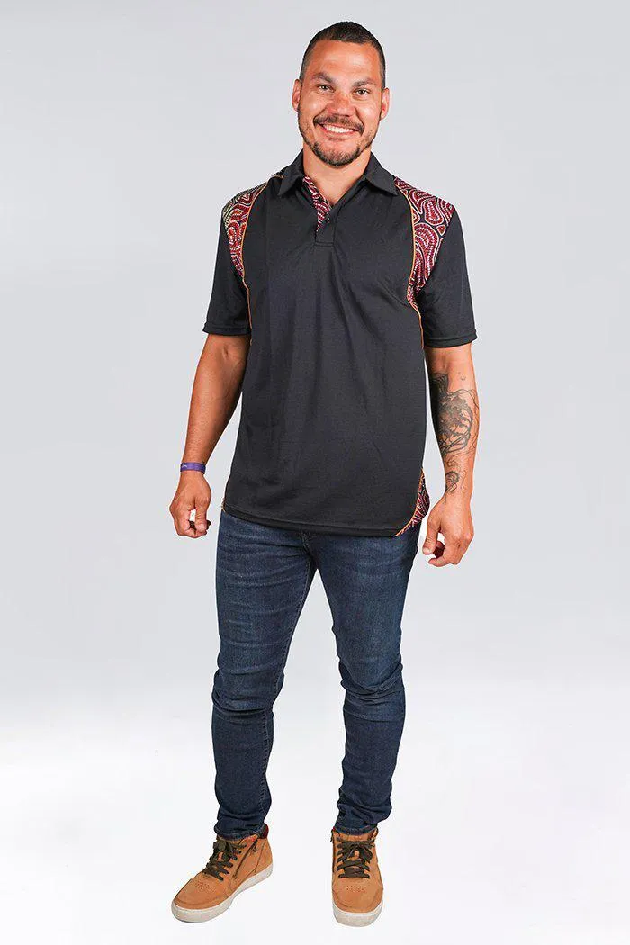 Our Many Tribes UPF50  Bamboo Unisex Polo Shirt