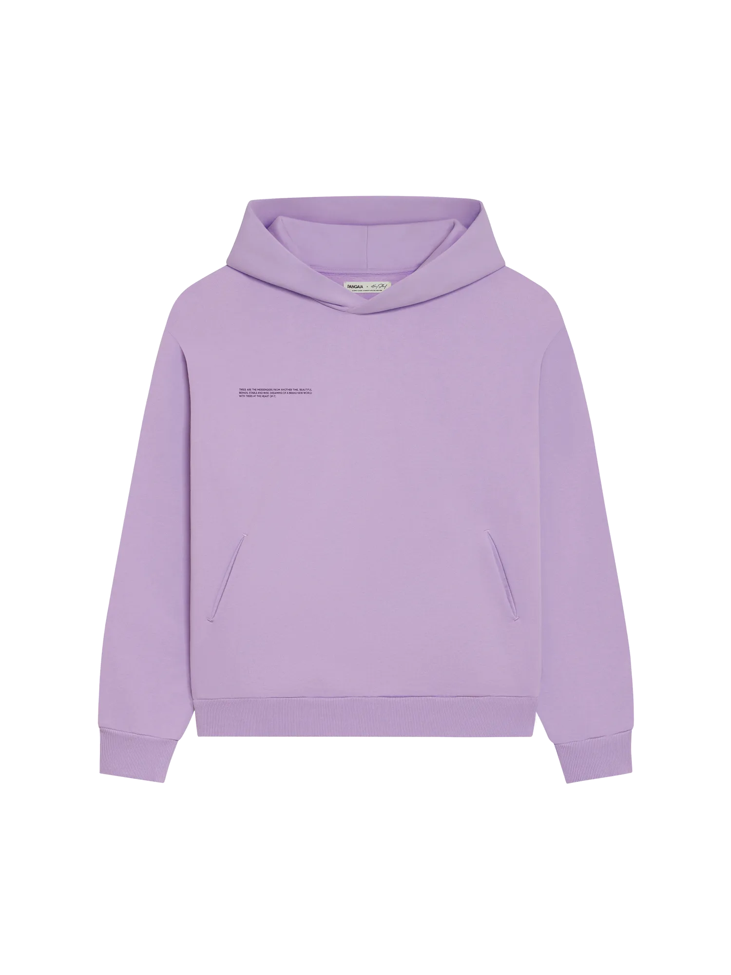 PANGAIA x Kenny Scharf Signature Hoodie—orchid purple