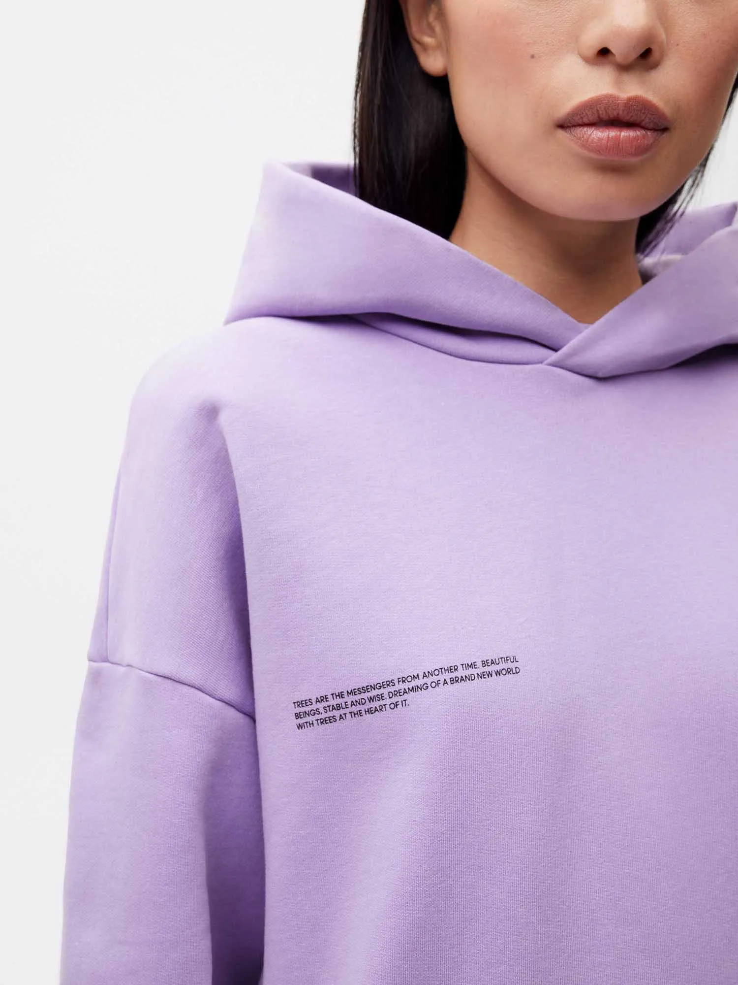 PANGAIA x Kenny Scharf Signature Hoodie—orchid purple