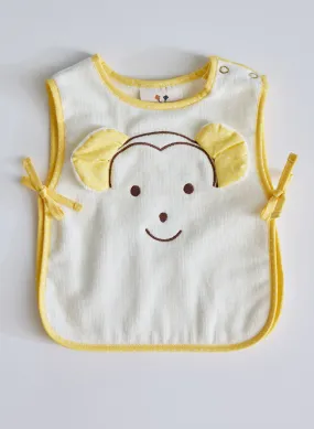 Playful Monkey Apron Bib