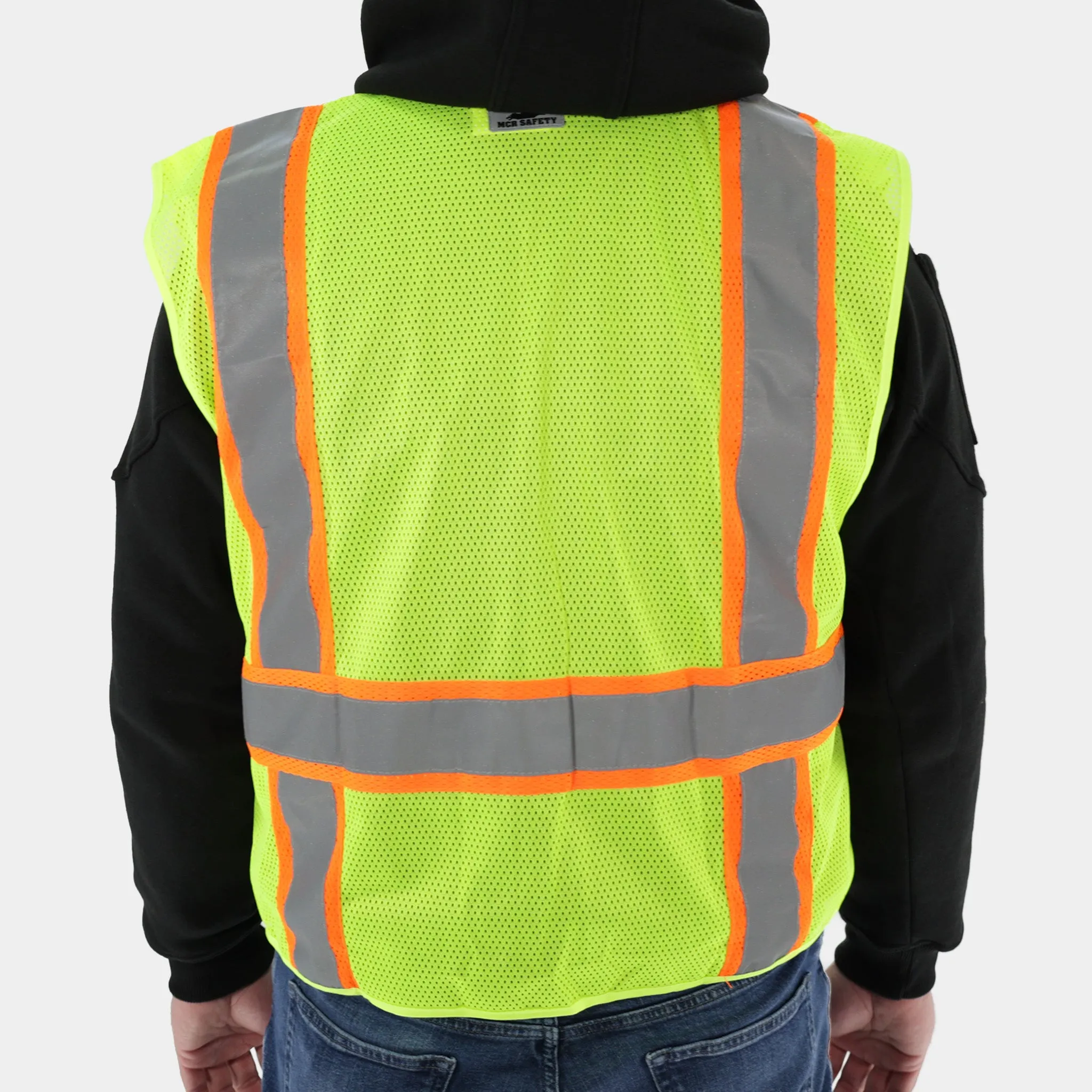 Premium Yellow Safety Vest With Zipper (1/ea)