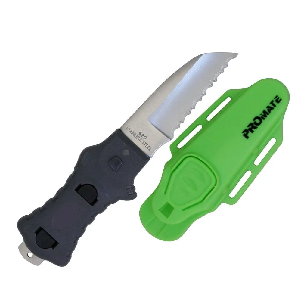 Promate Serrate Scuba Dive BC Knife (3" Blade) - KF220P