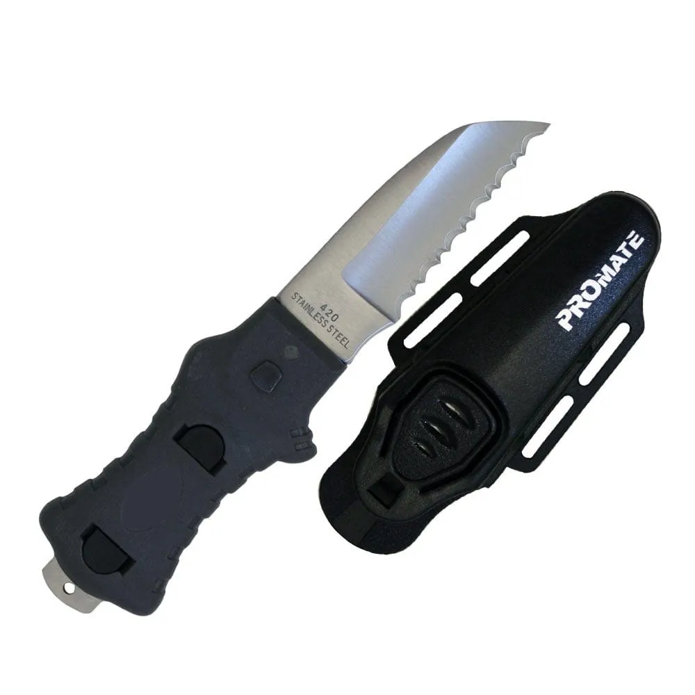 Promate Serrate Scuba Dive BC Knife (3" Blade) - KF220P