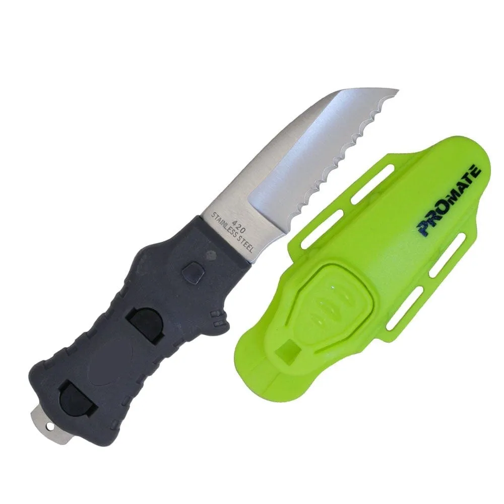 Promate Serrate Scuba Dive BC Knife (3" Blade) - KF220P