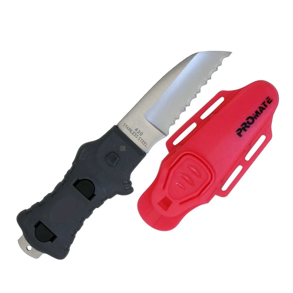 Promate Serrate Scuba Dive BC Knife (3" Blade) - KF220P