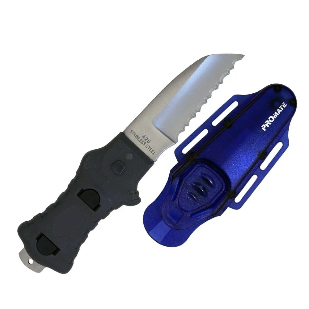 Promate Serrate Scuba Dive BC Knife (3" Blade) - KF220P