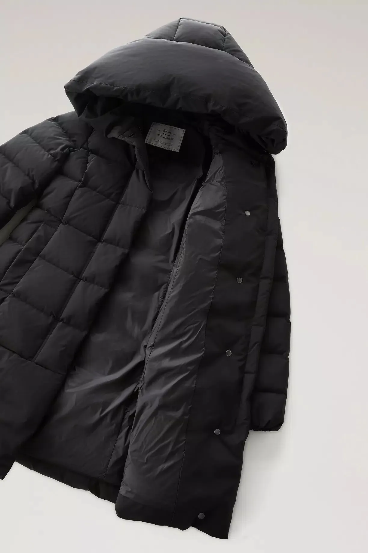 Puffy Prescott Black Parka in Urban Touch