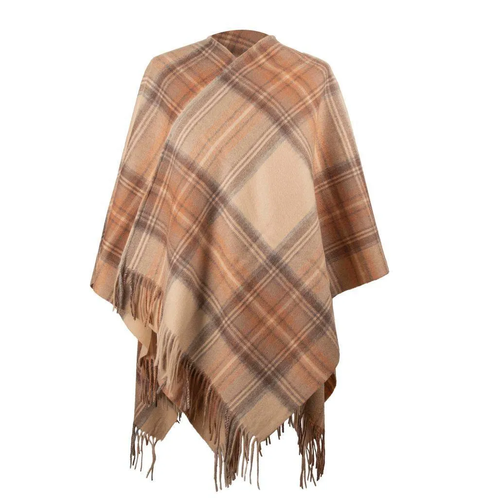 Pure Wool Tartan Serape