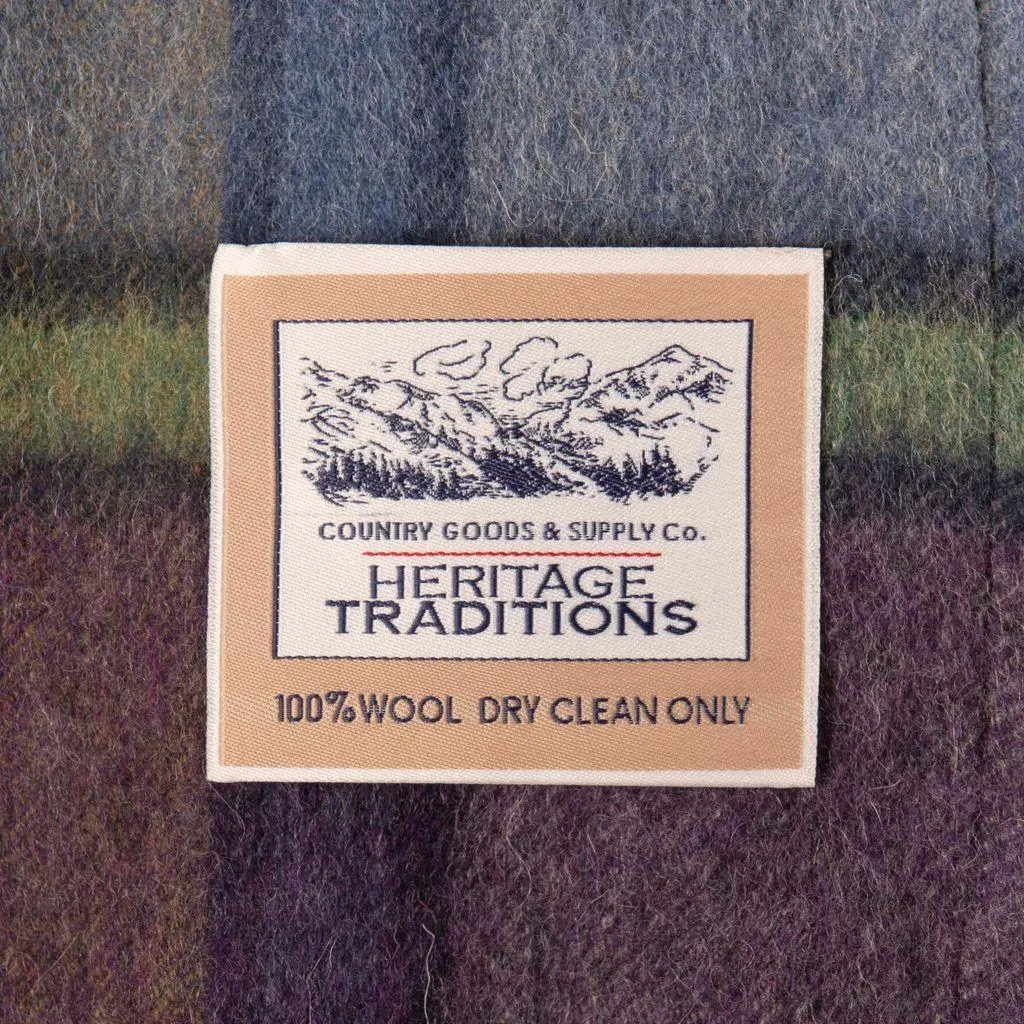 Pure Wool Tartan Serape