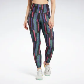 Reebok Apparel Women Myt Allover Print Leggings Seprpi