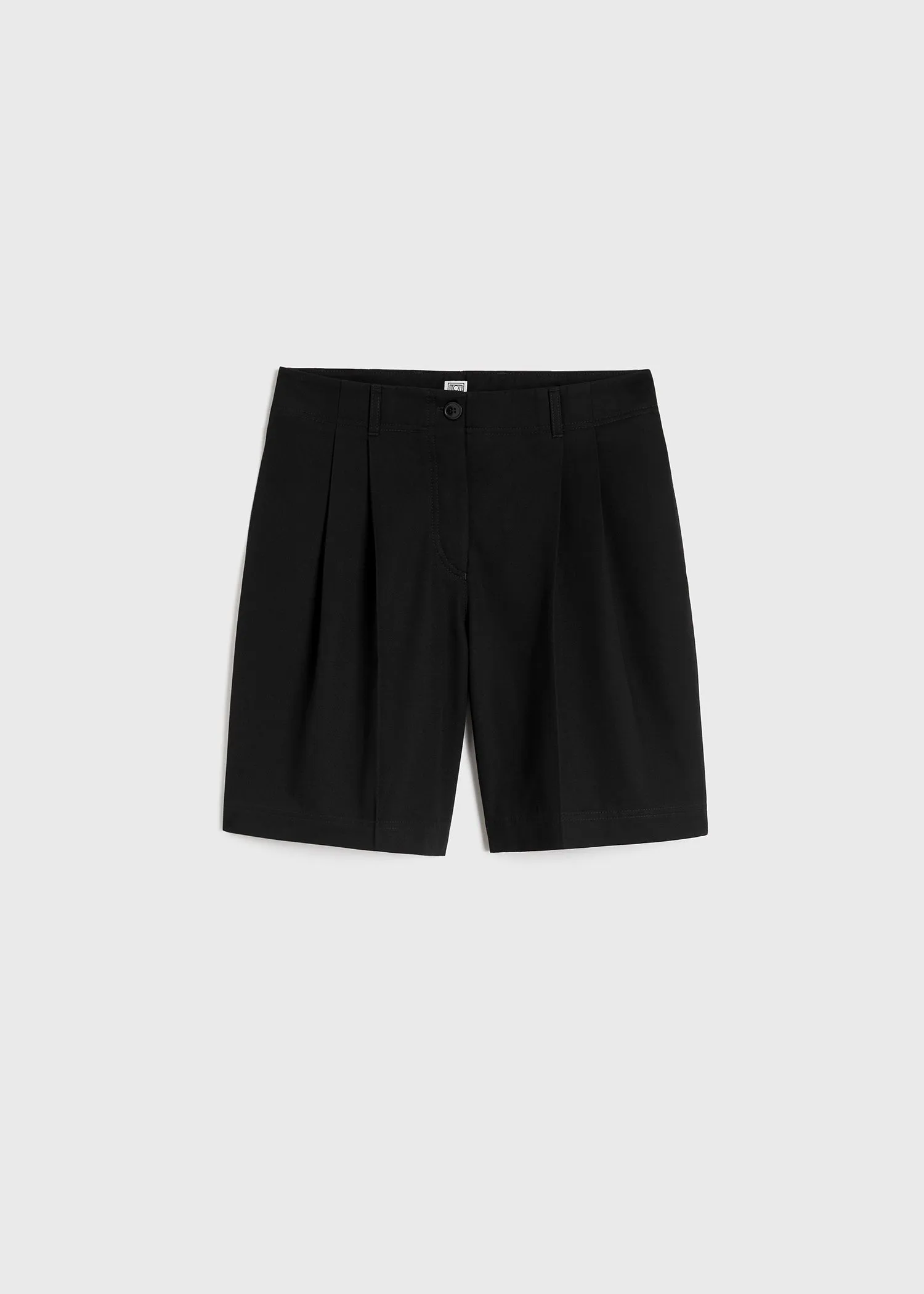 Relaxed chino shorts black