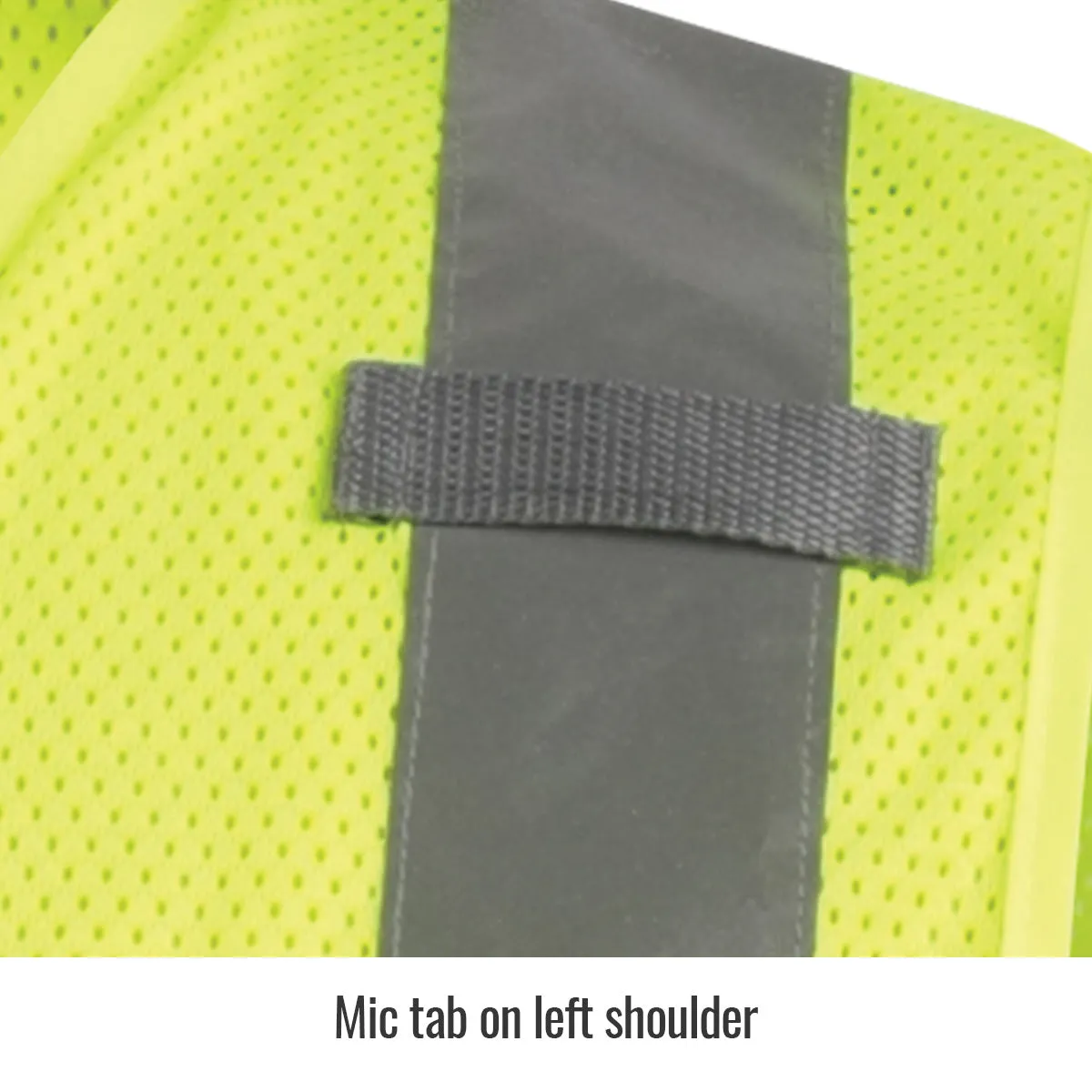 Revco VS2020-LM Lime ANSI Class 2 Standard Polyester Hi-Vis Safety Vest (1 Vest)