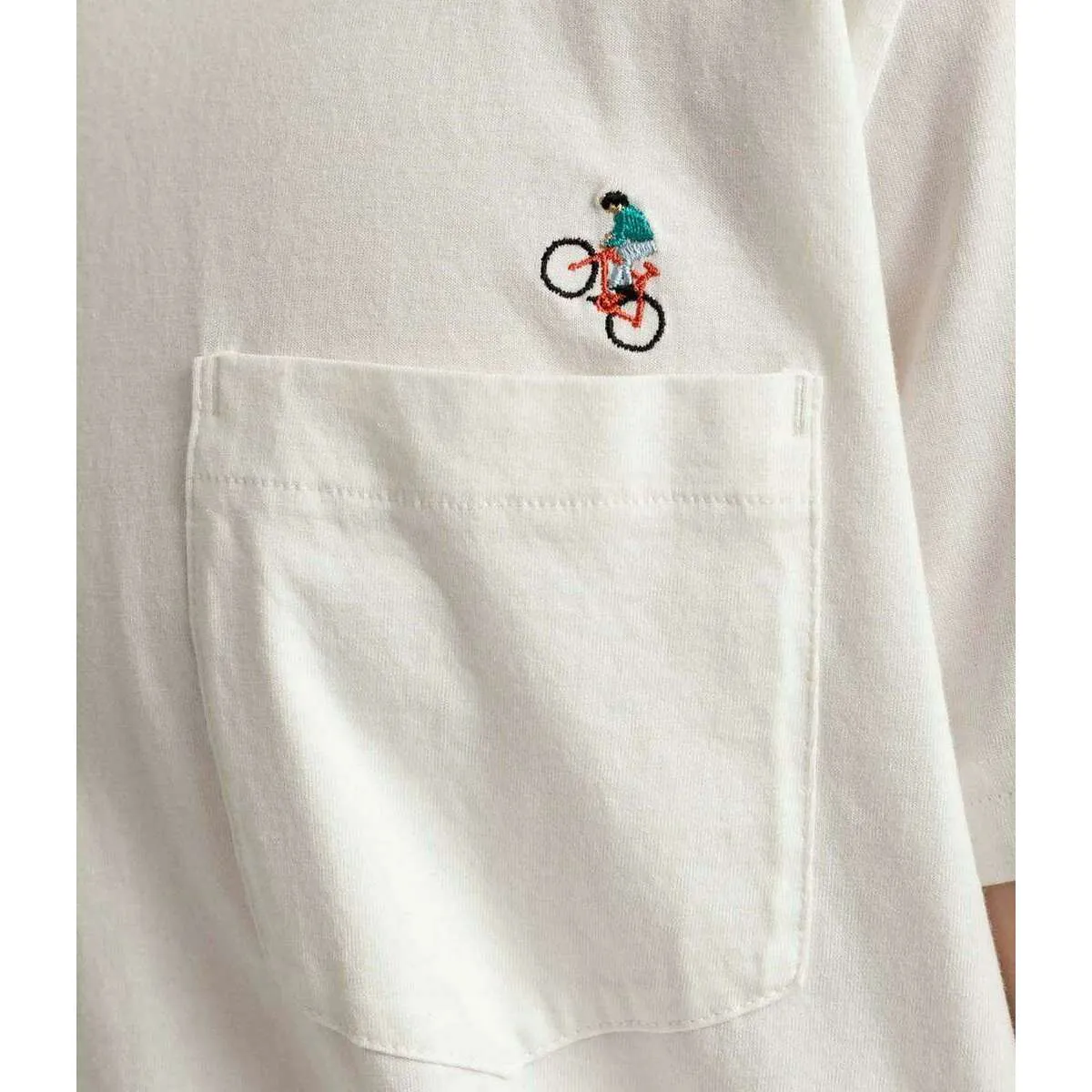 Revolution Bicycle Regular T-Shirt - Off-White