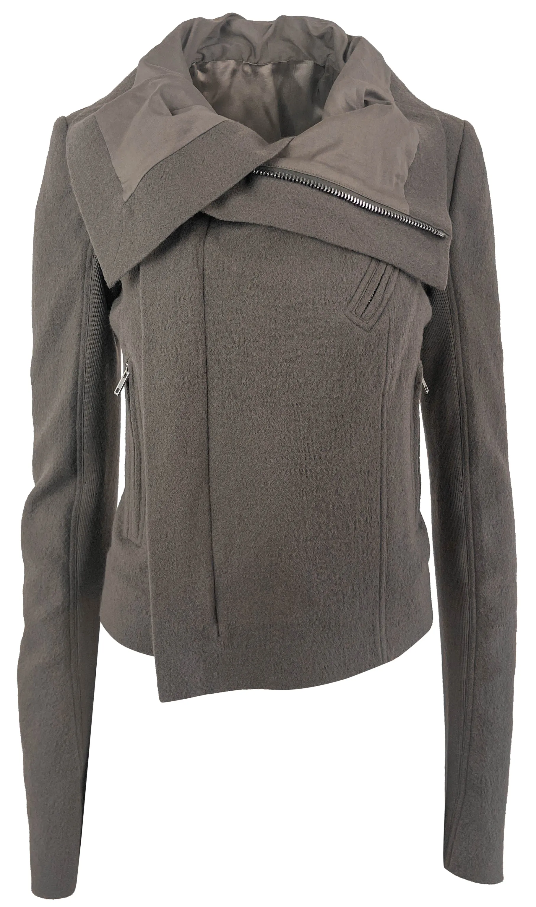 Rick Owens Classic Biker Jacket in Dust