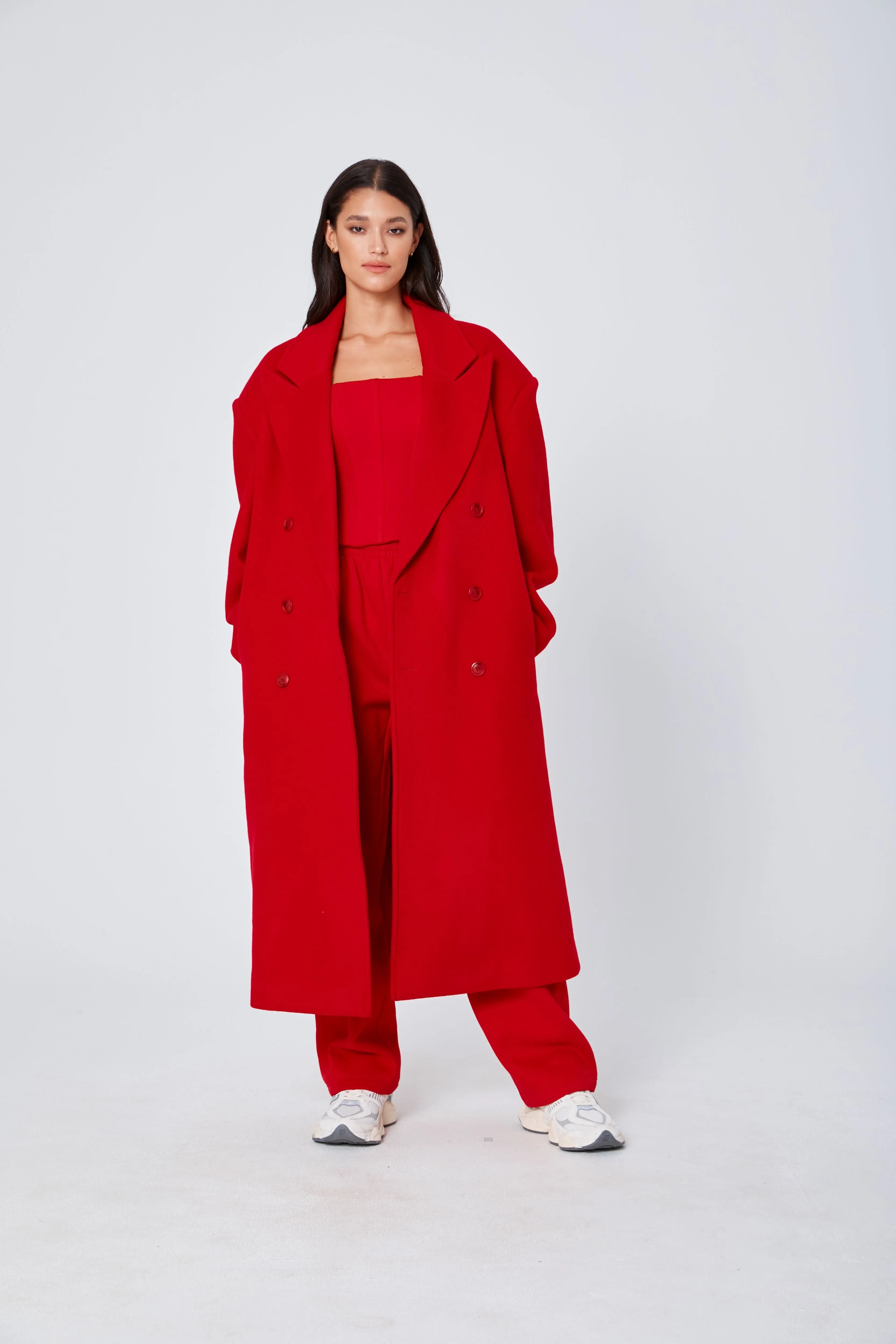 ROZALIA x ATOIR Womens The Coat Chili