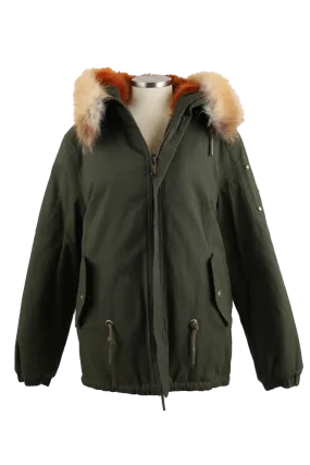 Saint Fabien Reversible Cotton Fur Lined Parka