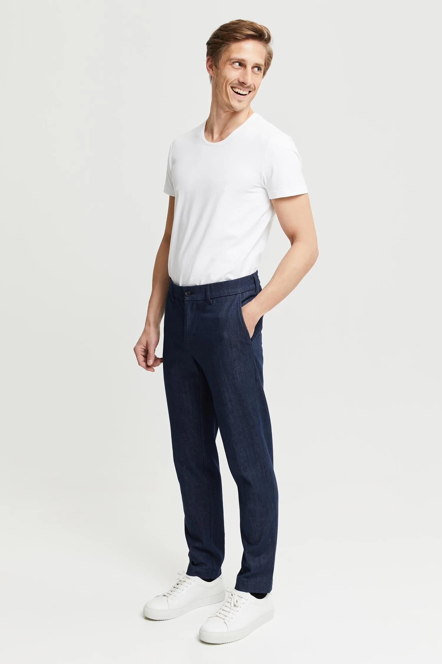 Seppo Denim Trousers Blue