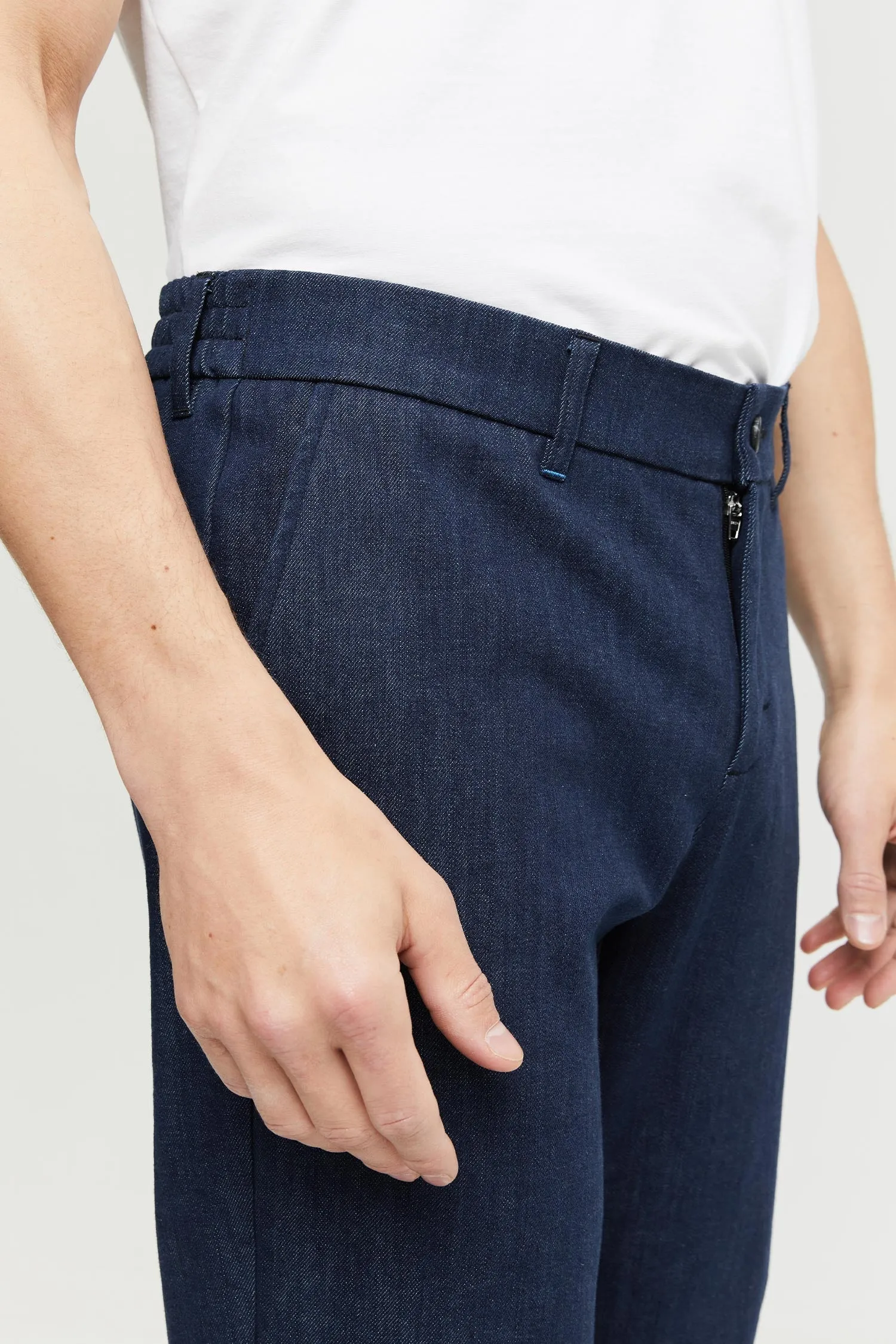 Seppo Denim Trousers Blue