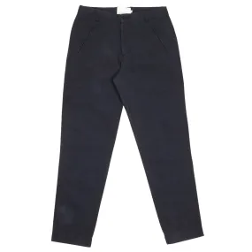 Slim Good Walk Chino - Navy Cotton Linen