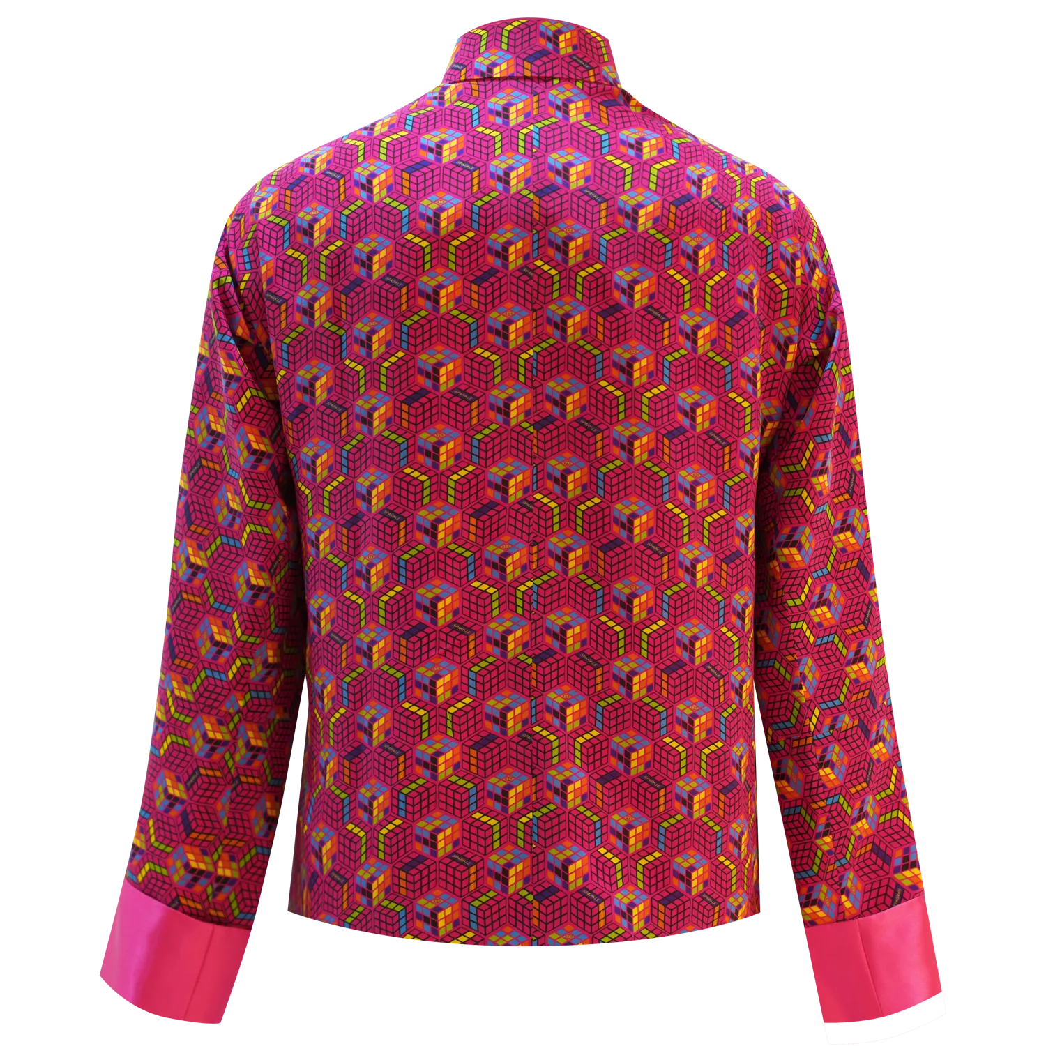 SPARKLE BY KAREN CHAN x  HK Heritage Museum【PUZZLE CUBE】100% Silk Mini Tang Jacket / Mini Kung Fu Jacket (我們的兒時玩意) (扭計骰)