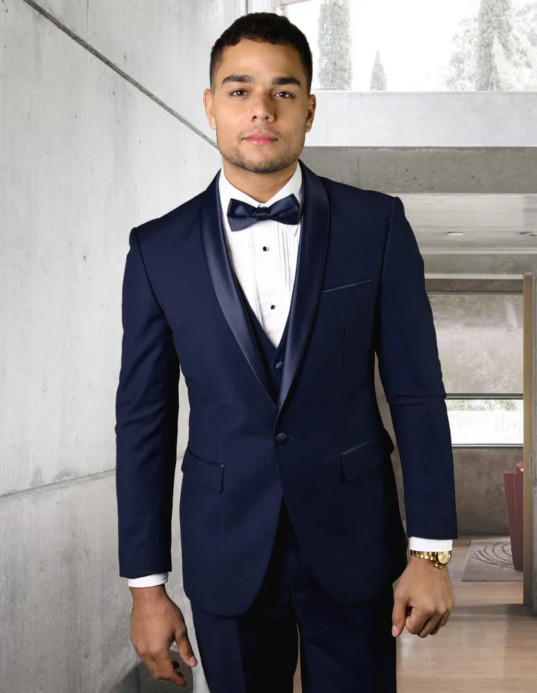 STATEMENT CLOTHING | TUX-SH-NAVY