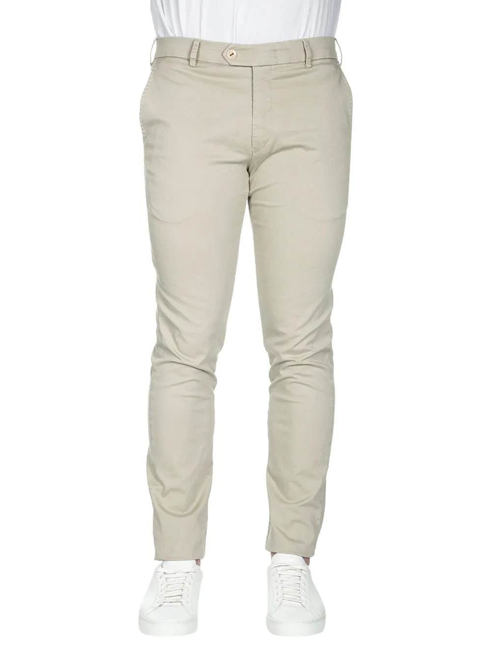 Strech Slim Fit Chino Beige