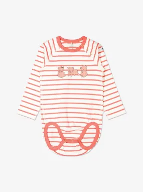 Striped  Babygrow