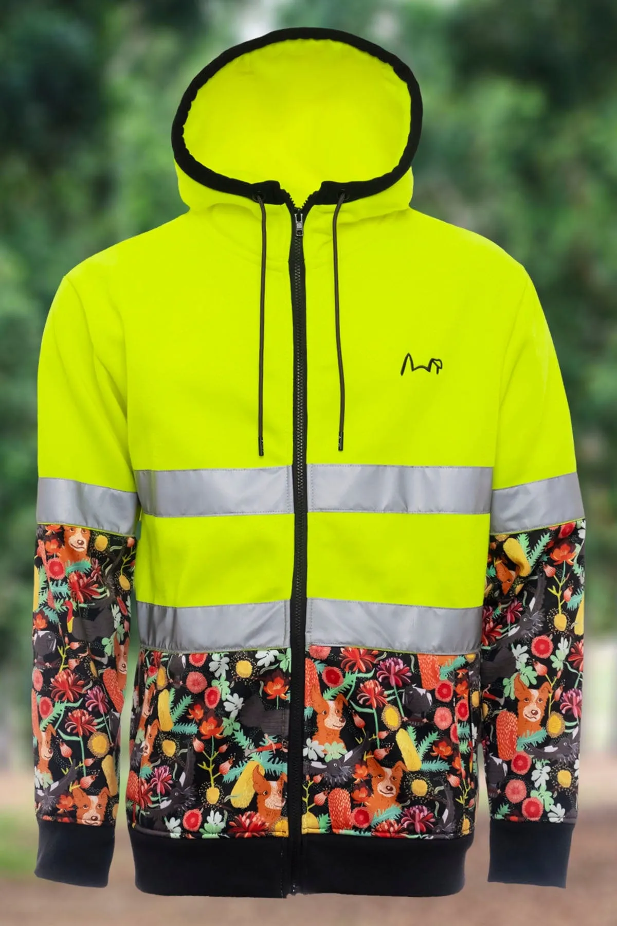 Swoopy Bois Yellow Hi Vis Hoodie