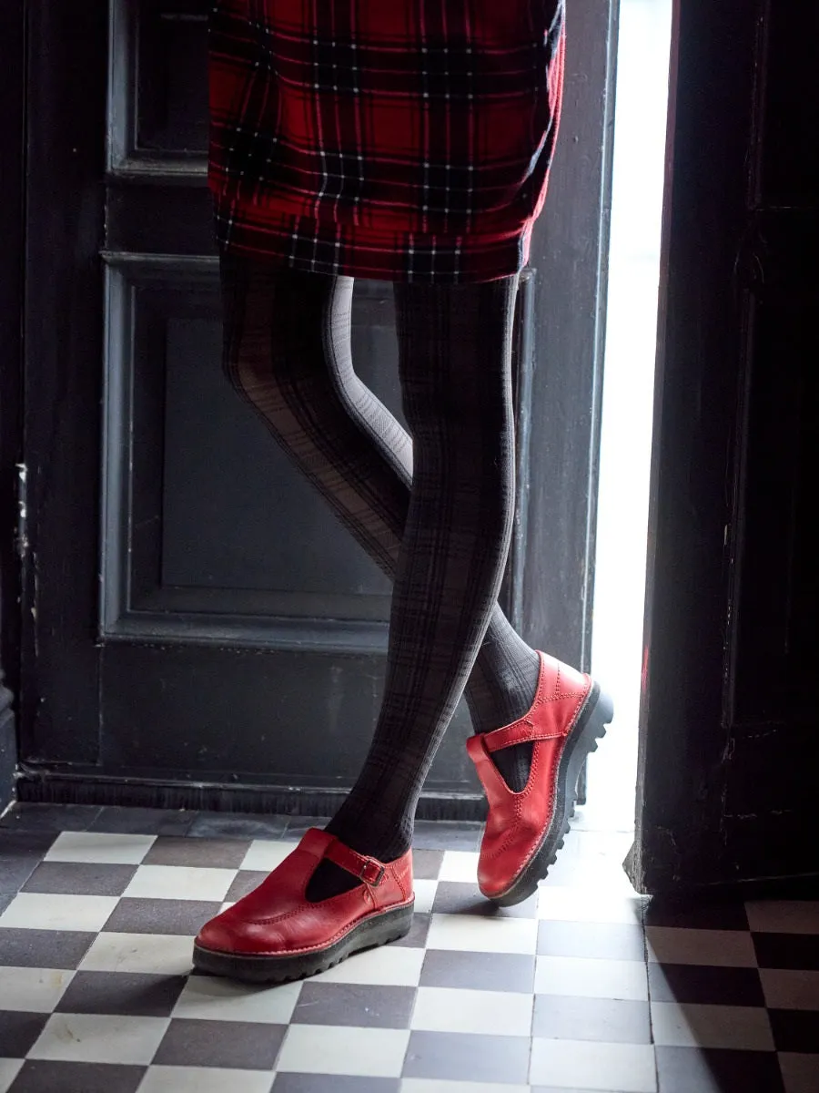 Tartan Pattern Tights