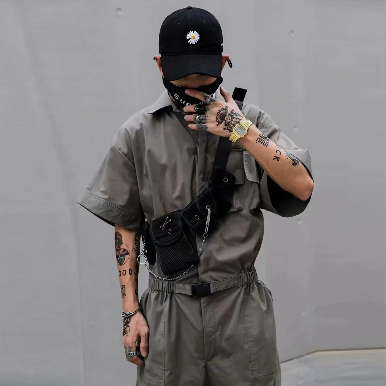 Techwear Detachable Overalls