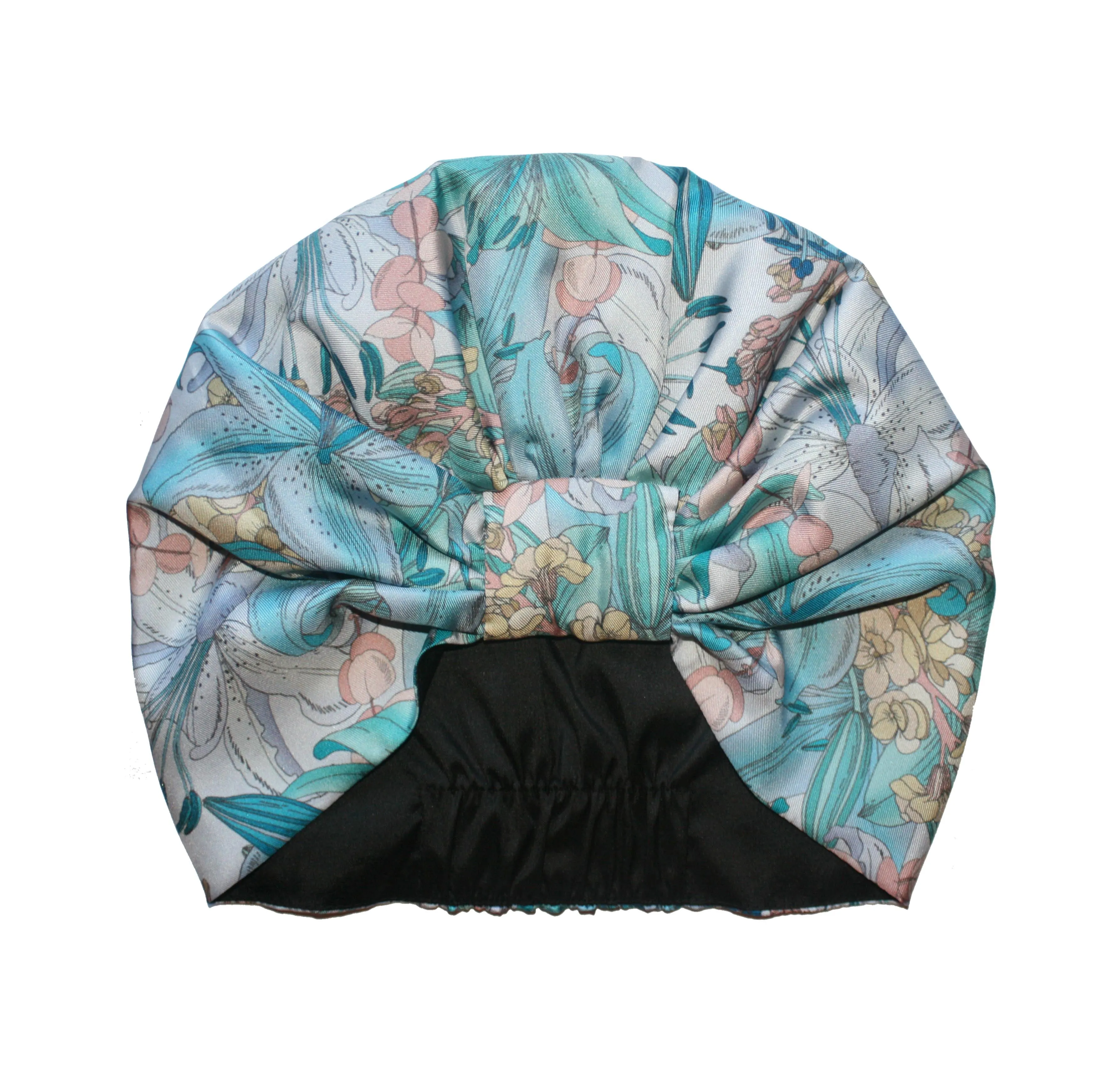 The Lily Bouquet Silk Turban