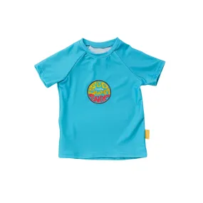 Tyoub Kids Short Sleeve Rash Guard Aqua | Eco Swim Surf