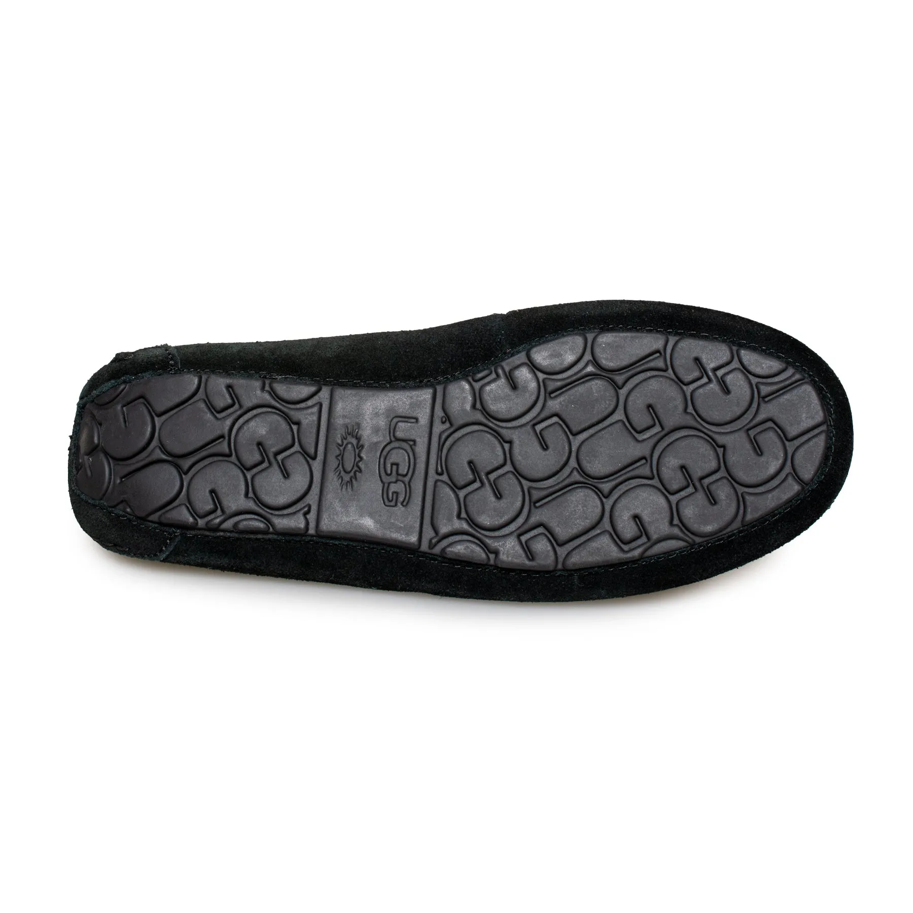 UGG Ansley Heritage Bow Black Slippers - Women's