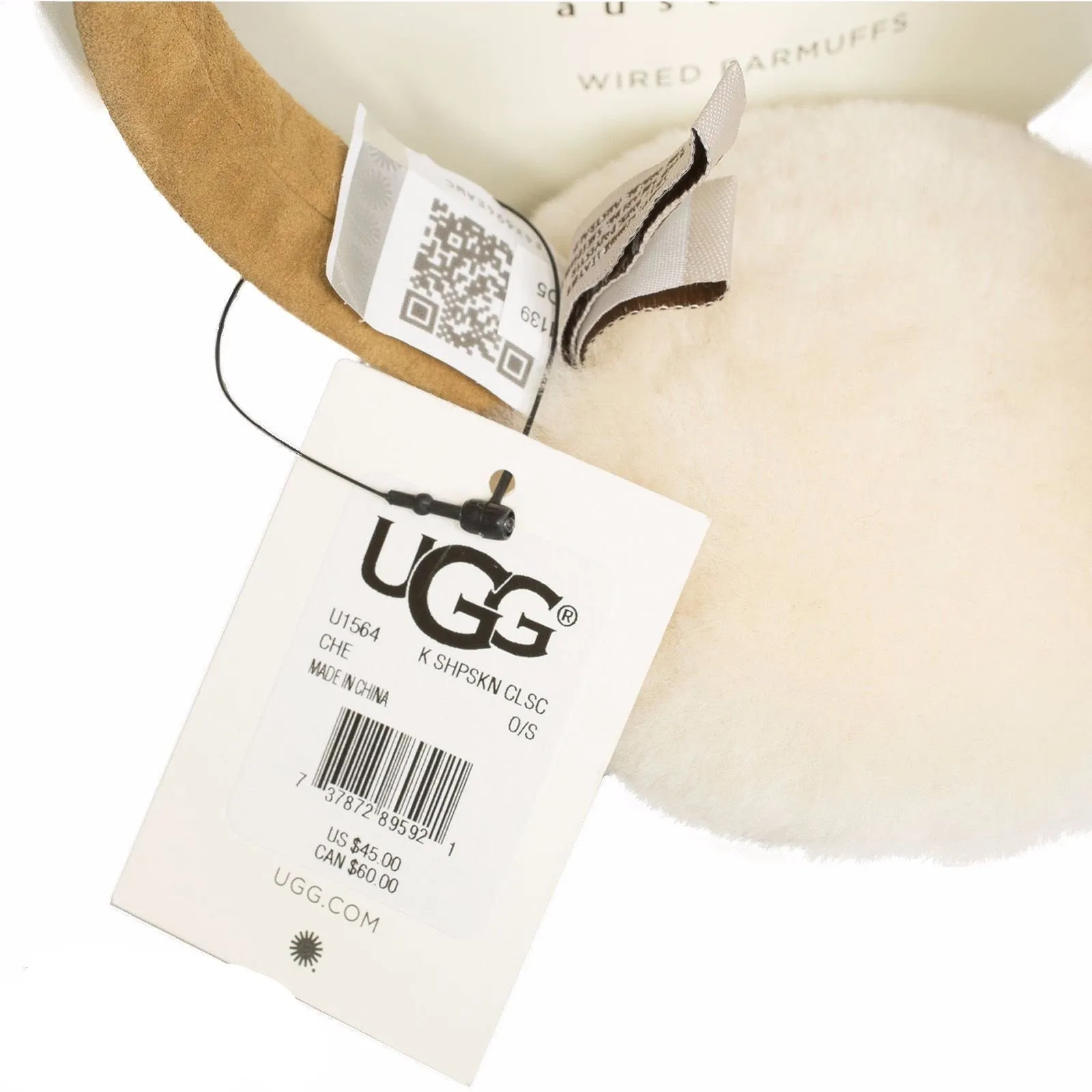 UGG Classic Sheepskin Chestnut Earmuffs