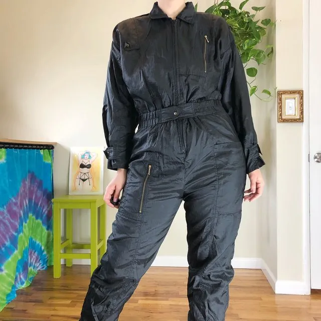 Vintage Windbreaker Jumpsuit - L/XL