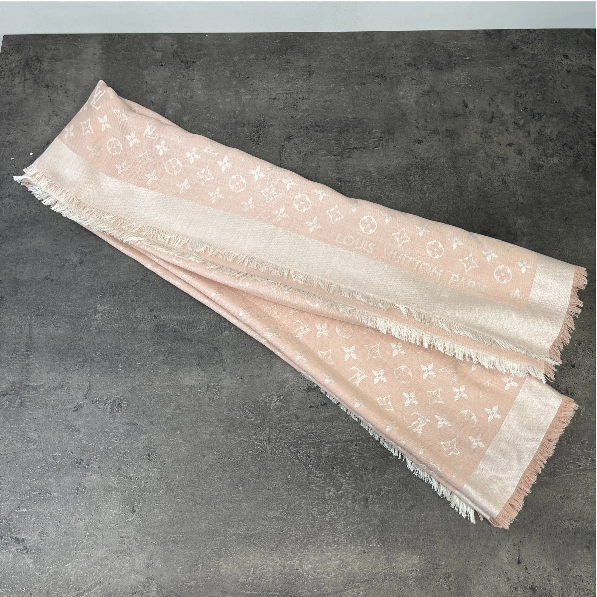 Women's Monogram Scarf Pink