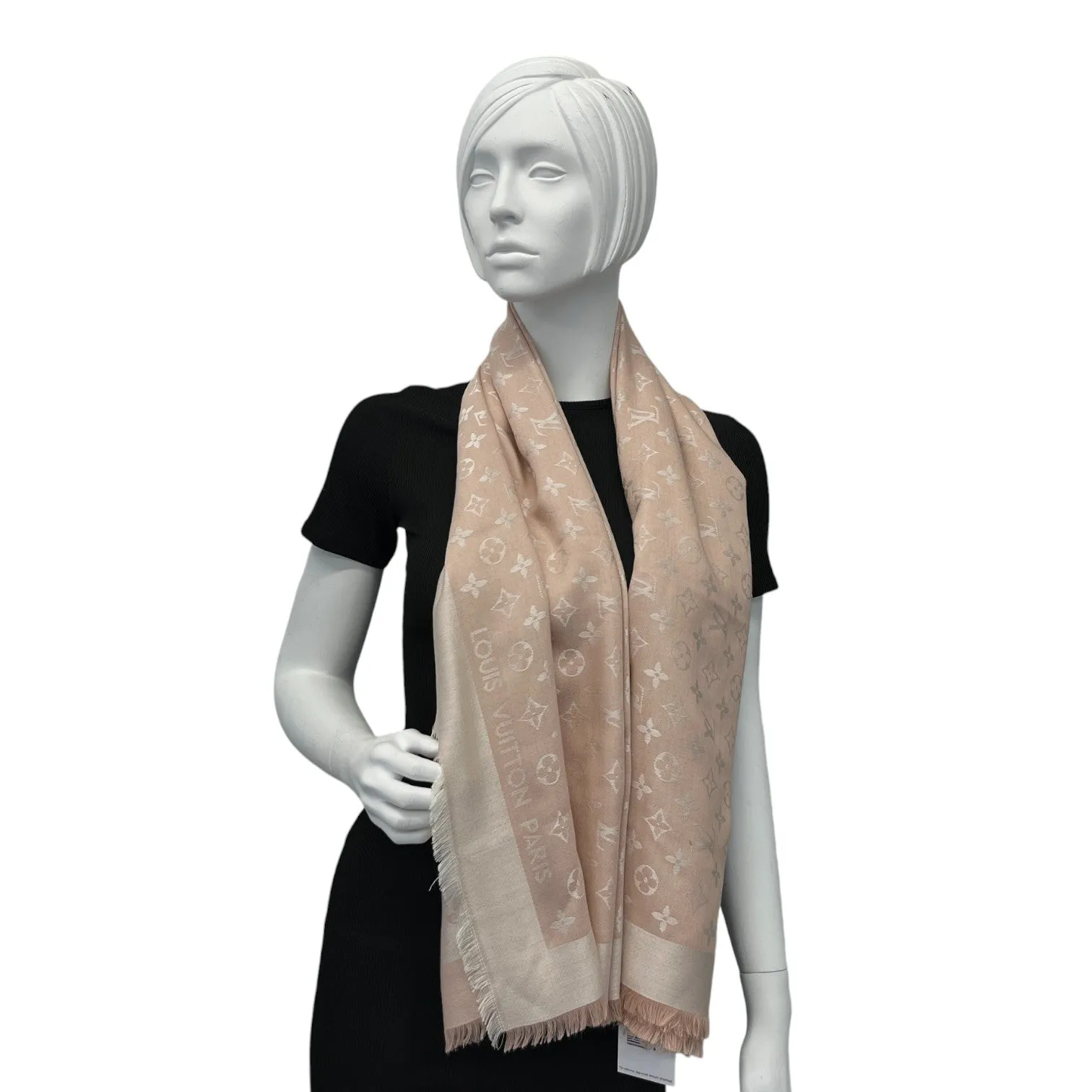 Women's Monogram Scarf Pink